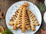 Sapin feuilleté au chocolat #vegan #Noël