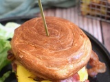 Croissant burger maison (la fournée dorée)